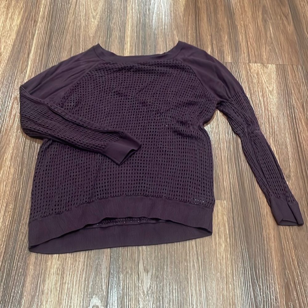 Purple Mesh Express Top
